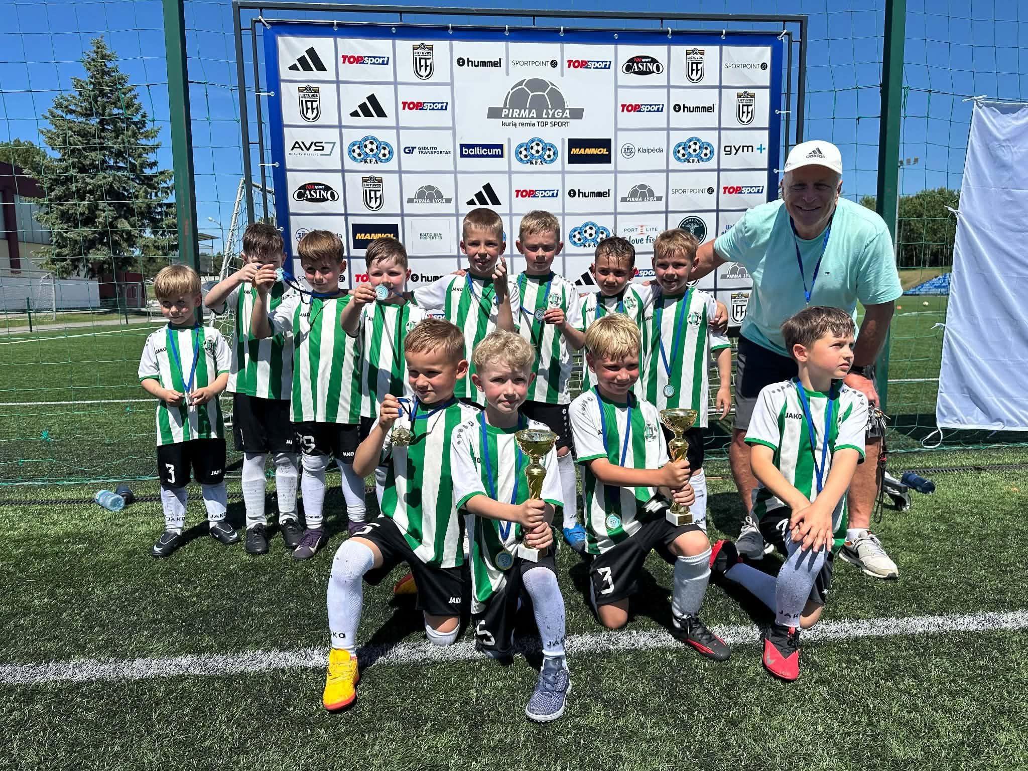Birželio 20 dieną jauniausia mūsų futbolo grupė – šešiamečiai – dalyvavo futbolo turnyre „City Cup“ Klaipėdoje.