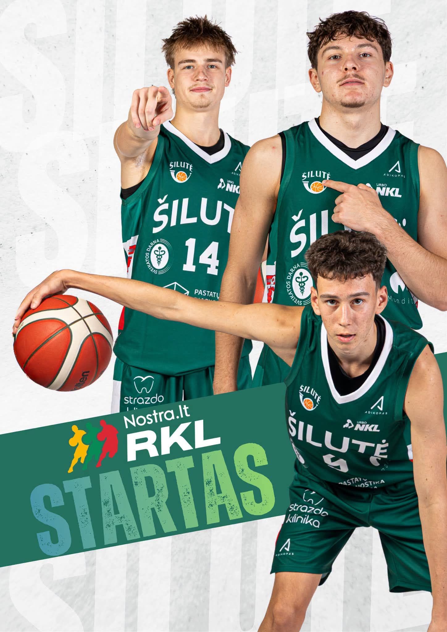 Mūsų jaunieji Šilutės krepšininkai šiandien, 19:00, Panevėžyje pradeda savo pirmąjį Nostra.lt RKL sezoną!