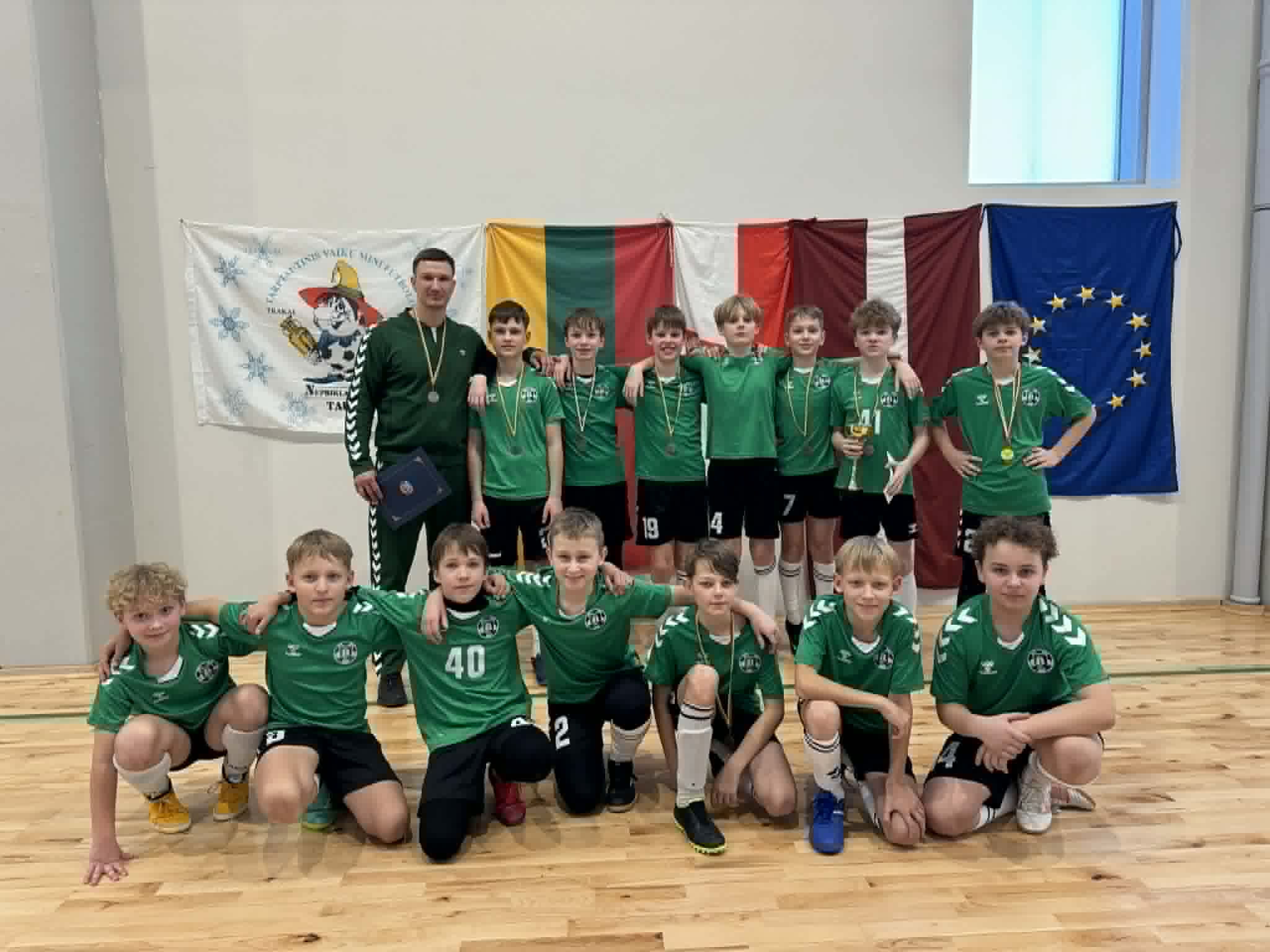 Vaikų futbolo turnyras Trakuose 2026-02-16 d.