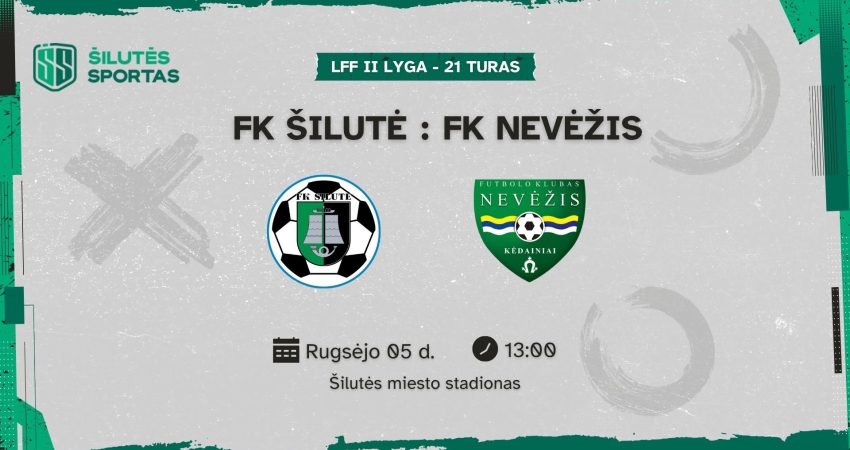 Rugsėjo 5 d. 13:00 val. futbolo varžybos