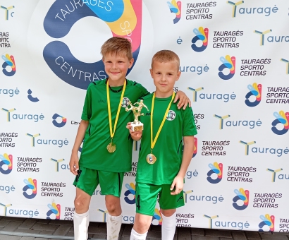 Šilutės mažieji futbolininkai dalyvavo turnyre Tauragėje