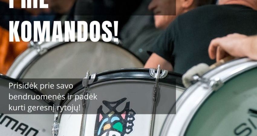 Tapk mūsų komandos balsu internete!