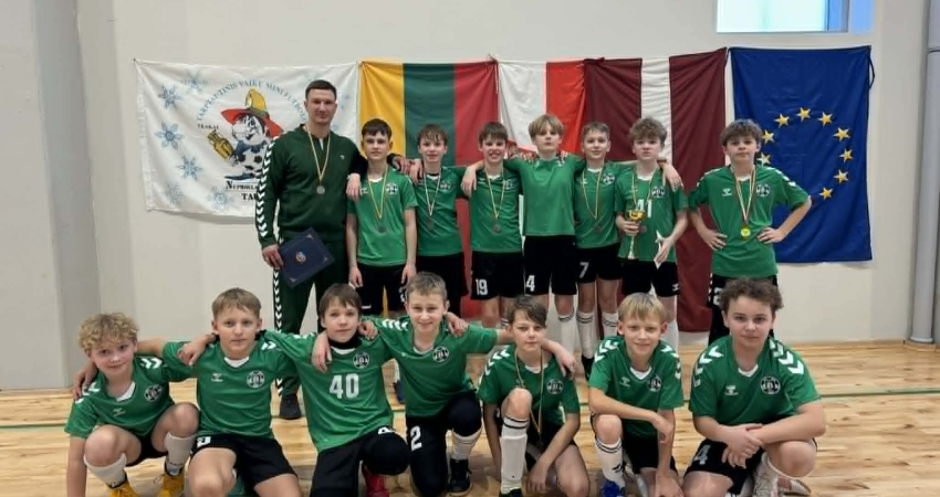 Vaikų futbolo turnyras Trakuose 2026-02-16 d.